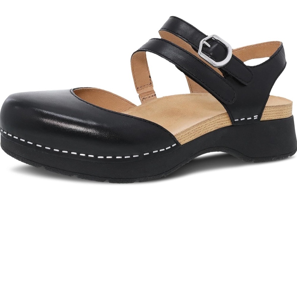 Black Danilo Leather Women's Shoes - Picture 5 of 6